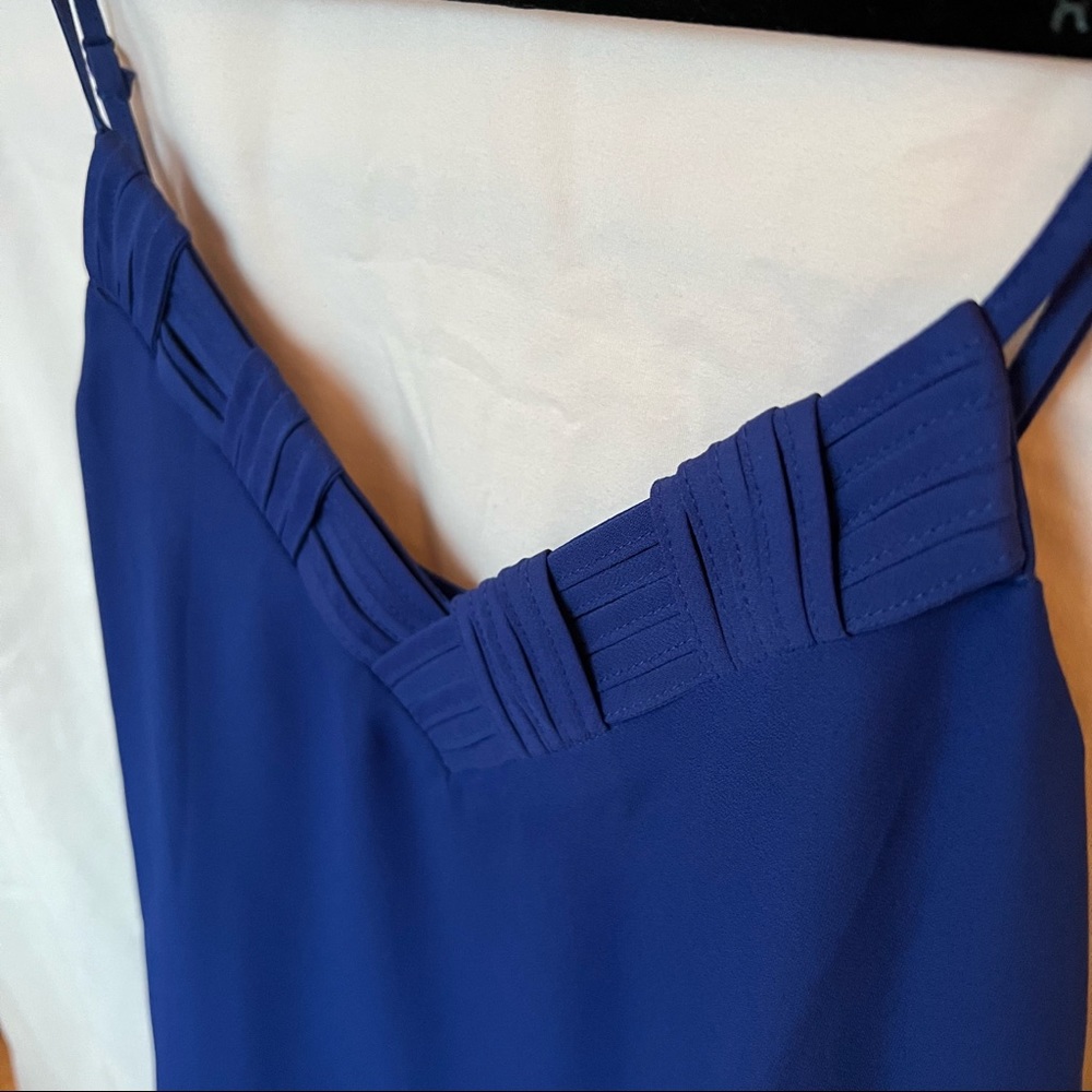 NWOT Shinestar Royal Blue V Neck Camisole